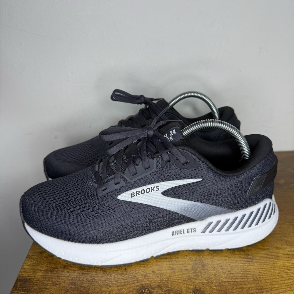 Brooks Ariel GTS 24 Walking Shoes Women's Size 10 Black - Picture 2 of 7